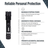 Sabre Red S-1000SF Stun Gun with Flashlight, Belt Clip and Belt Holster