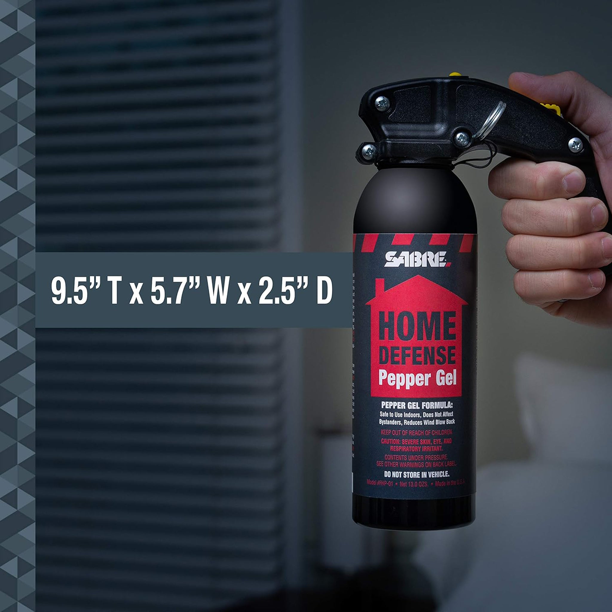 Sabre Red FHP-01 Home Protection Defender Gel with Wall Mount