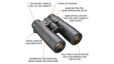 Bushnell Fusion X 10x42 1760 Yards Rangefinding Binoculars- FX1042AD