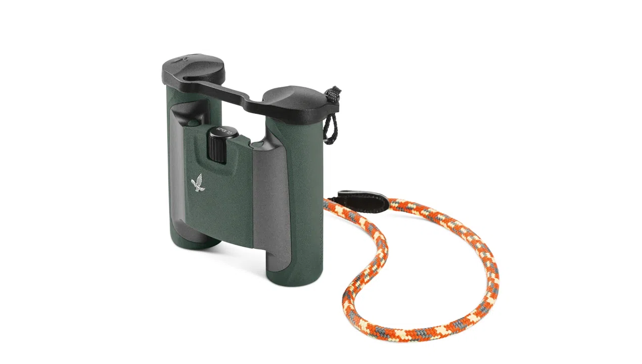 Swarovski CL Pocket 10x25 Binoculars GMO- Orange Mountain Case- CL1025GMO (Green/Orange Case)