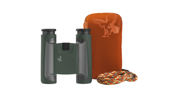 Swarovski CL Pocket 10x25 Binoculars GMO- Orange Mountain Case- CL1025GMO (Green/Orange Case)