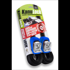Lockable Tie Down straps 5.4 Meter Blue Kanulock KUL002 - 2 Pack