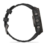 Garmin Fenix 8 47mm AMOLED Smartchwatch w/ Sapphire Display - Carbon Grey DLC Titanium w/ Black Band- 010-02904-22