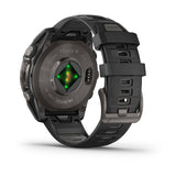 Garmin Fenix 8 47mm AMOLED Smartchwatch w/ Sapphire Display - Carbon Grey DLC Titanium w/ Black Band- 010-02904-22