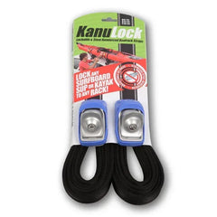 Lockable Tie Down straps 5.4 Meter Blue Kanulock KUL002 - 2 Pack
