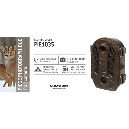 Num'axes 16MP No Glow Trail Camera - PIE1035- NGPIEPHO011