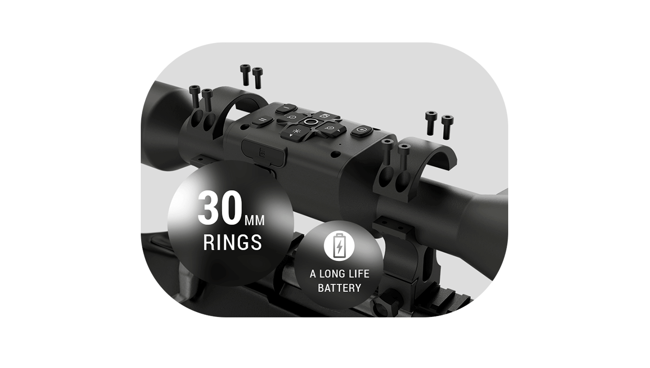 ATN X-Sight 5 LRF 5-25x 4K Ultra HD Smart Day and Night Scope- DGWSXS5255LRF