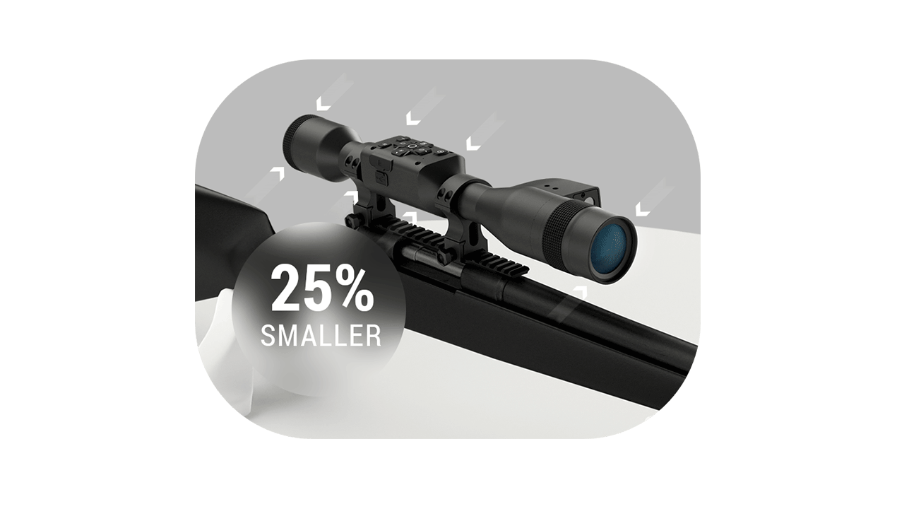 ATN X-Sight 5 LRF 5-25x 4K Ultra HD Smart Day and Night Scope- DGWSXS5255LRF